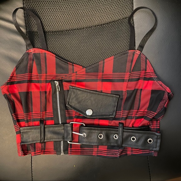 NWT plaid pattern cami - Picture 1 of 4